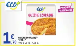E.Leclerc ECO+ QUICHE LORRAINE offre