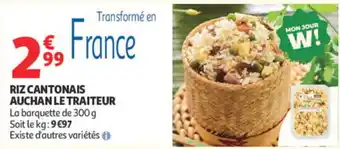 RIZ CANTONAIS AUCHAN LE TRAITEUR