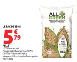 Auchan ALL GREEN Granulés de bois offre