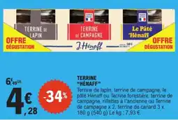 E.Leclerc J.Hénaff Terrine offre