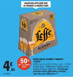 E.Leclerc Leffe Blonde offre