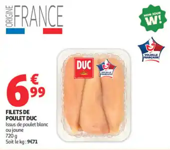 DUC Filets de poulet