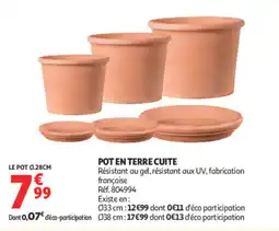 Auchan POT EN TERRE CUITÉ offre