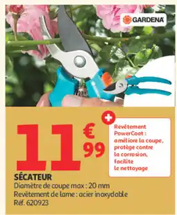Auchan GARDENA SÉCATEUR offre