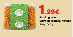 Hmarket Merveilles de la Nature Raisin golden offre