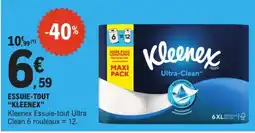 E.Leclerc Kleenex Essuie-tout Ultra Clean offre