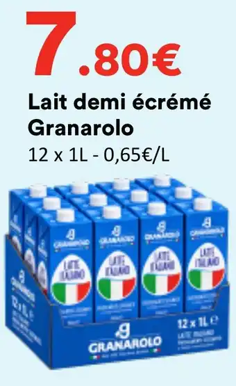 Granarolo Lait demi écrémé