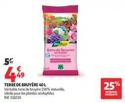 Auchan Bioflore Terre de Bruyère offre