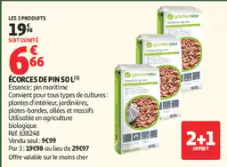 Auchan gardenstar ÉCORCES DE PIN offre
