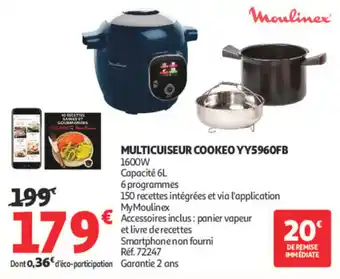 Moulinex MULTICUISEUR COOKEO YY5960FB