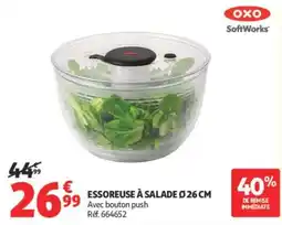 Auchan Supermarché OXO ESSOREUSE À SALADE offre