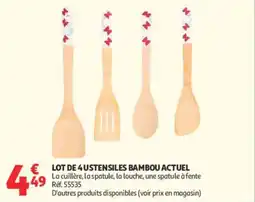 Auchan Supermarché USTENSILES BAMBOU ACTUEL offre
