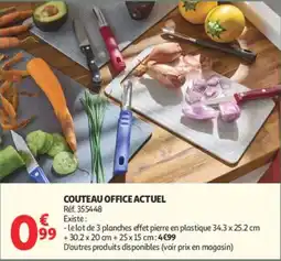 Auchan Supermarché COUTEAU OFFICE ACTUEL offre