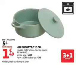 Auchan MINI COCOTTE offre