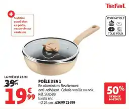 Auchan Tefal POÊLE 3 EN 1 offre