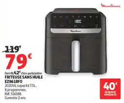 Auchan Moulinex Friteuse sans huile offre