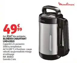 Auchan Moulinex Blender Chauffant offre
