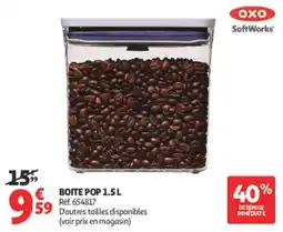 Auchan OXO BOITE POP offre
