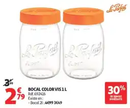 Auchan Le Parfait Bocal color vis offre