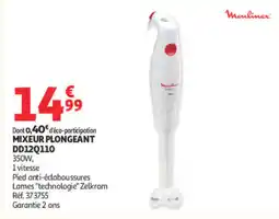 Auchan Moulinex Mixeur plongeant offre