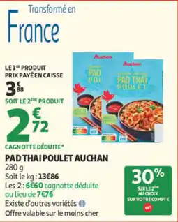 Auchan Auchan PAD THAI POULET offre