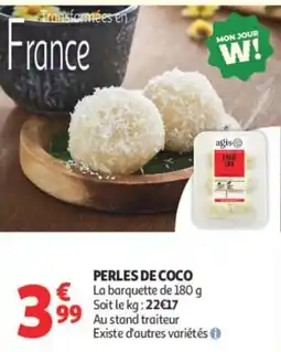 Auchan agis PERLES DE COCO offre