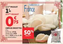 Auchan CHIPS DE CREVETTES offre
