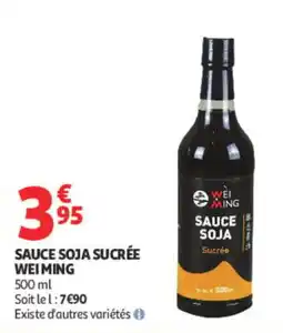 Auchan WEI MING SAUCE SOJA SUCRÉE offre