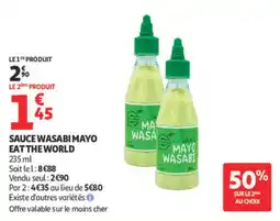 Auchan Eat The World Sauce Wasabi Mayo offre