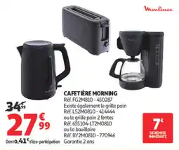 Auchan Moulinex CAFETIÈRE MORNING offre
