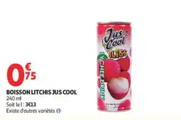 Auchan Jus Cool Lychee Drink offre