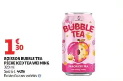 Auchan WEI MING BUBBLE TEA offre