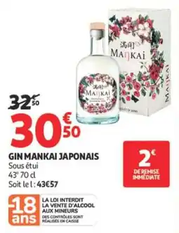 Auchan ManKai Gin offre