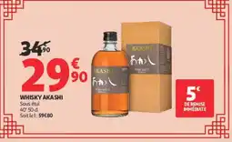 Auchan Akashi whisky offre