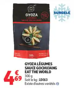 Auchan EAT THE WORLD GYOZA LÉGUMES offre