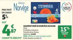 Auchan Auchan Saumon fumé offre