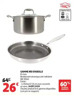 Auchan Menastyl GAMME NID D'ABEILLE offre