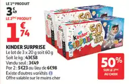 Auchan Kinder Surprise offre