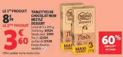 Auchan Nestlé dessert offre