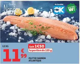 Auchan Mr.Goodfish Filet de saumon atlantique offre