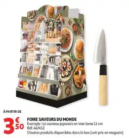 Auchan Gard Couteau japonais offre