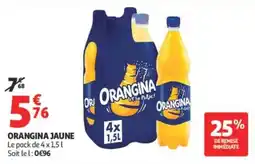 Auchan ORANGINA JAUNE offre