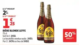 Auchan Leffe Bière blonde offre