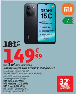 Auchan XIAOMI REDMI 15C offre