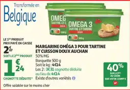 Auchan Auchan Margarine Oméga 3 offre