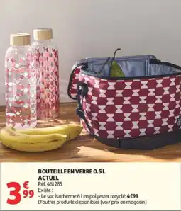 Auchan BOUTEILLE EN VERRE 0.5 L offre