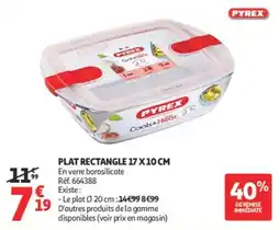 Auchan PYREX Plat rectangle offre
