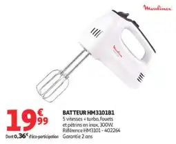 Auchan Moulinex BATTEUR HM3101B1 offre