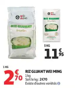 Auchan WEI MING RIZ GLUANT offre