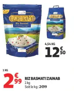 Auchan ZAINAB Riz Basmati offre